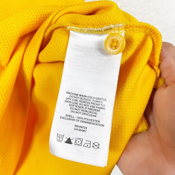 Columbia PFG Men's Yellow LSU Tigers Shirt Size XXL Omnishade Embroidered Logo - Picture 4 of 7